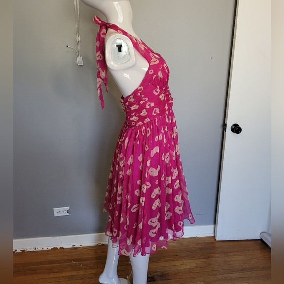 French Connection Lady Laguna Halter Dress, GUC, Size 6 - Picture 3 of 9